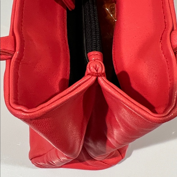 Fendi Pasta Red Leather Mini Handbag with COA EUC - Picture 17 of 17